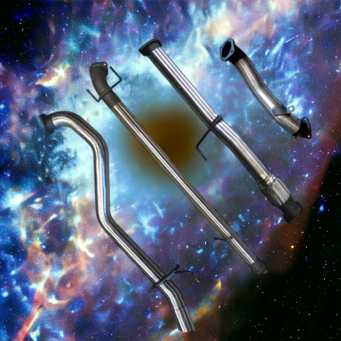 Hilux N70 3 Inch Exhaust - Straight Pipe - Manta - Common Rail Cowboys