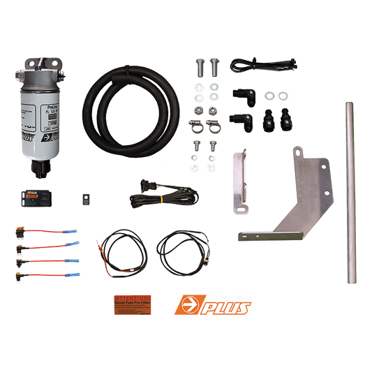 LC200 1VD-FTV PreLine-Plus + ProVent Catch Can Combo PLPV614DPC components by Direction Plus.