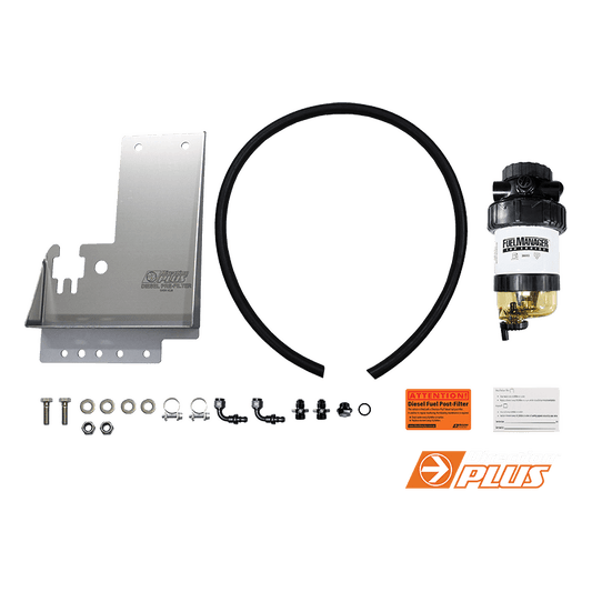 Fuel Manager N70 Hilux Post-Filter Kit by Direction Plus, PF612DPK, showing the filter components for diesel fuel filtration.