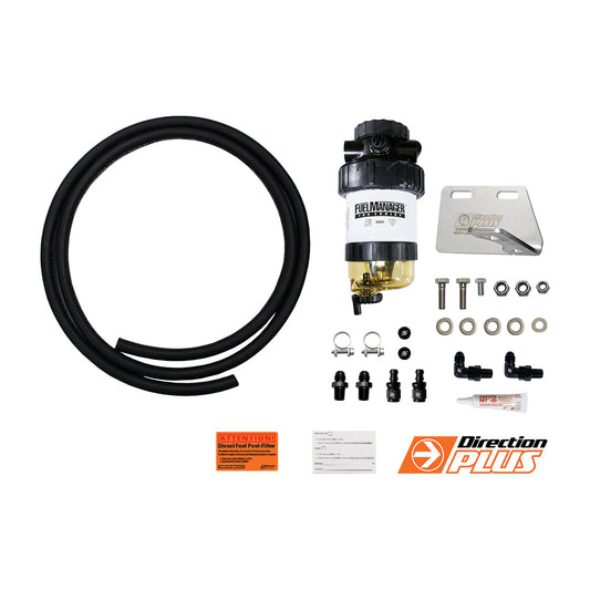 Prado 120/150/155 post-filter kit PF622DPK components showing filter assembly by Direction Plus.
