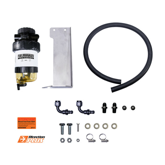 Mitsubishi Triton 4N15 post-filter and catch can combo kit PFPV629DPC components by Direction Plus.
