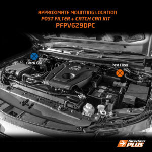 Post-filter + Catch Can Kit - Triton / Pajero Sport 4N15 - 2015 - 2023 - Common Rail Cowboys