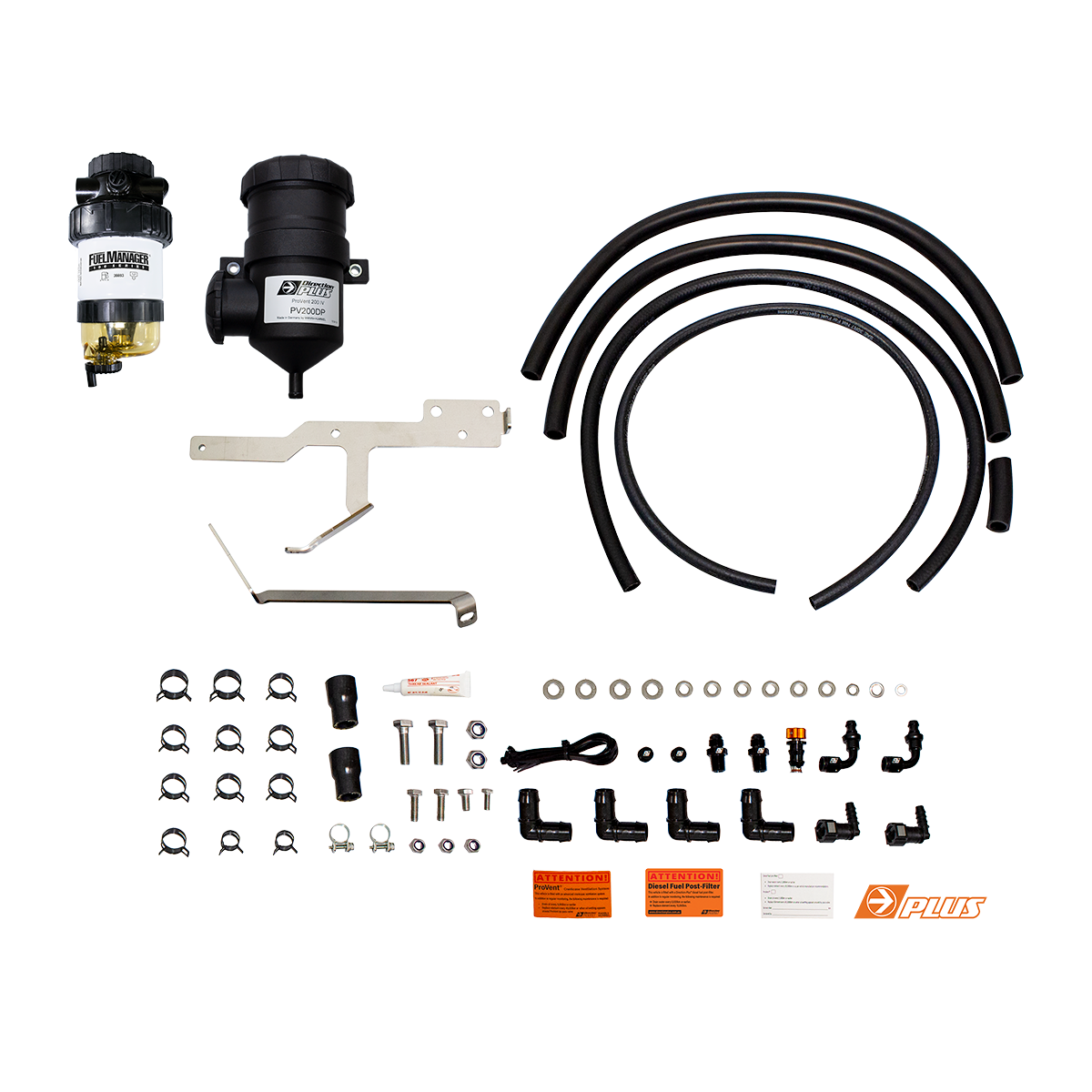 Ranger / Everest / BT-50 Fuel Manager Post-Filter + ProVent Dual Kit (PFPV661DPK) - Common Rail Cowboys
