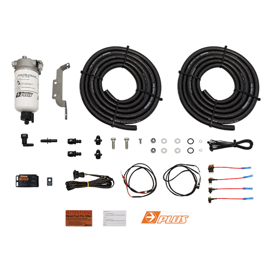 Direction Plus PreLine-Plus PL602DPK pre-filter installed in RG Colorado / Trailblazer engine bay.