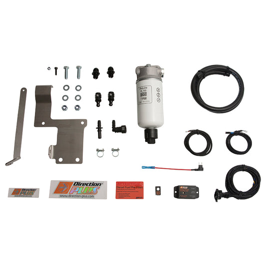 Nissan Navara NP300 D23 PreLine-Plus Pre-Filter Kit by Direction Plus, showing filter components in the kit.