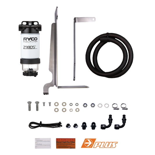 Ryco RC601DPK kit contents - D-MAX MU-X pre-filter components