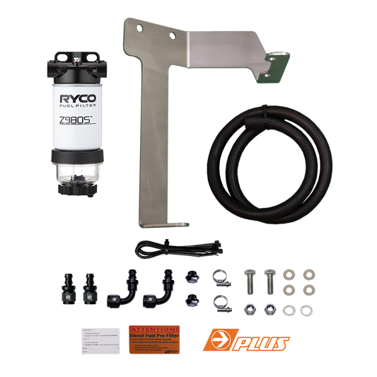 Ryco RC612DPK kit contents - Hilux N70 pre-filter components