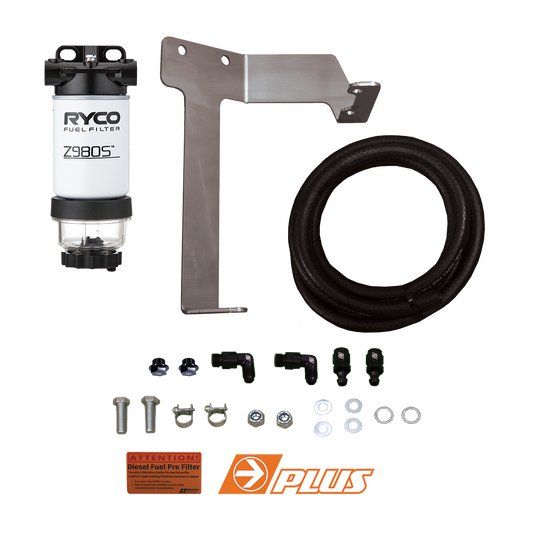 Ryco RC620DPK kit contents - Prado 150 pre-filter components