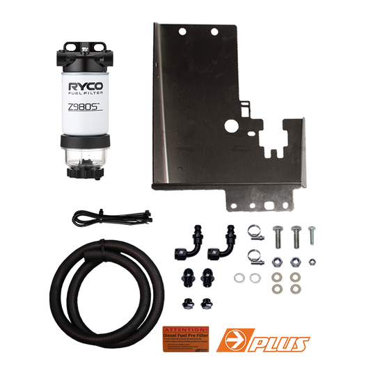 Ryco Pre-Filter Kit N80 for Hilux and Fortuner, part of Direction Plus filter kits, shown in the image.