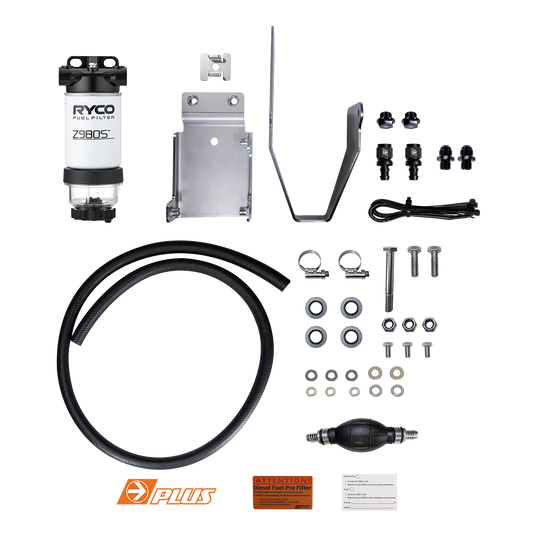 Ryco RC635DPK kit contents - LC300 pre-filter components