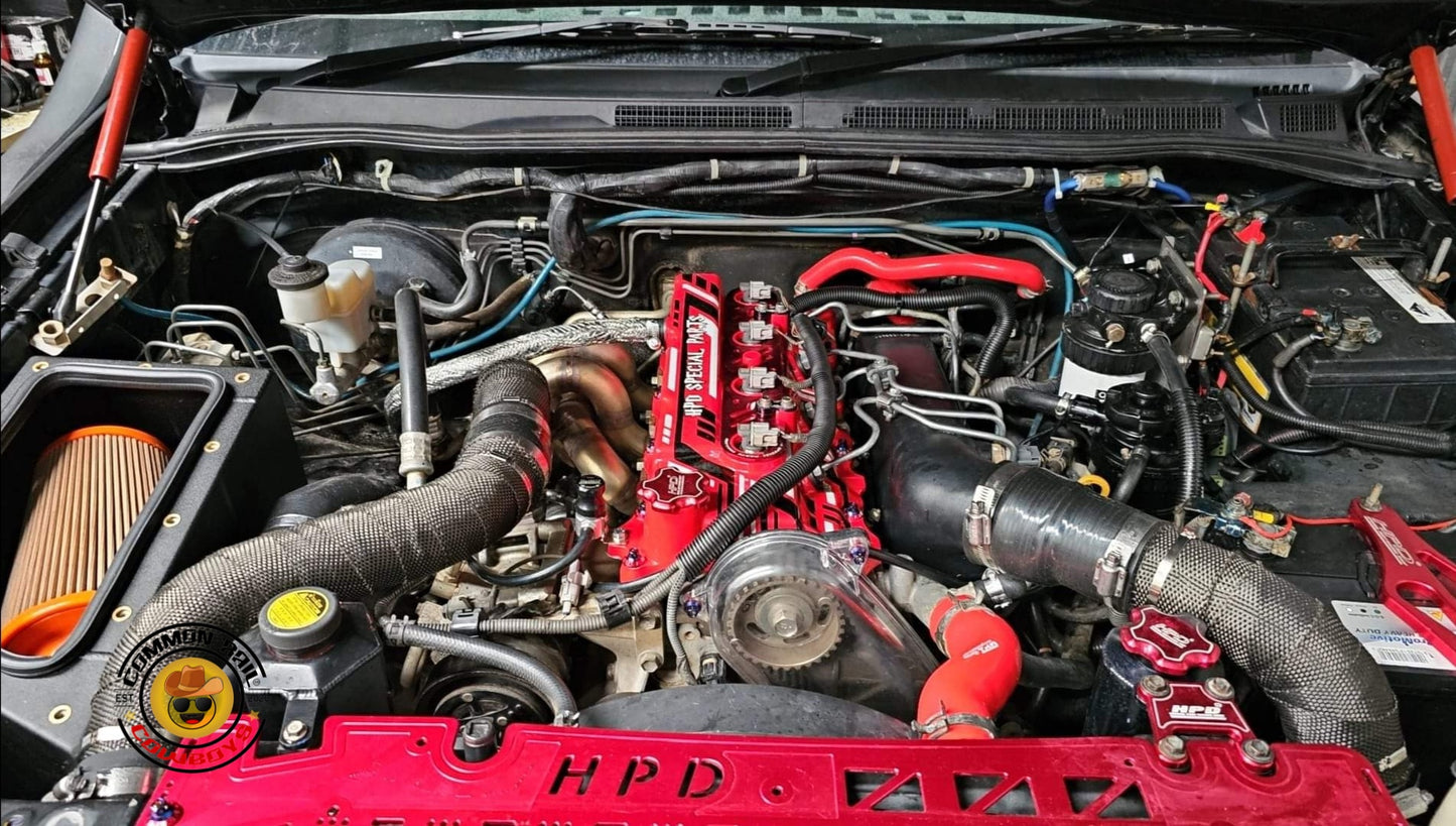 1KD Low Mount Manifold - Stainless Steel - Common Rail Cowboys