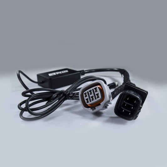 Navara D22 TR+ throttle controller kit by Direction Plus with wiring harness and components.