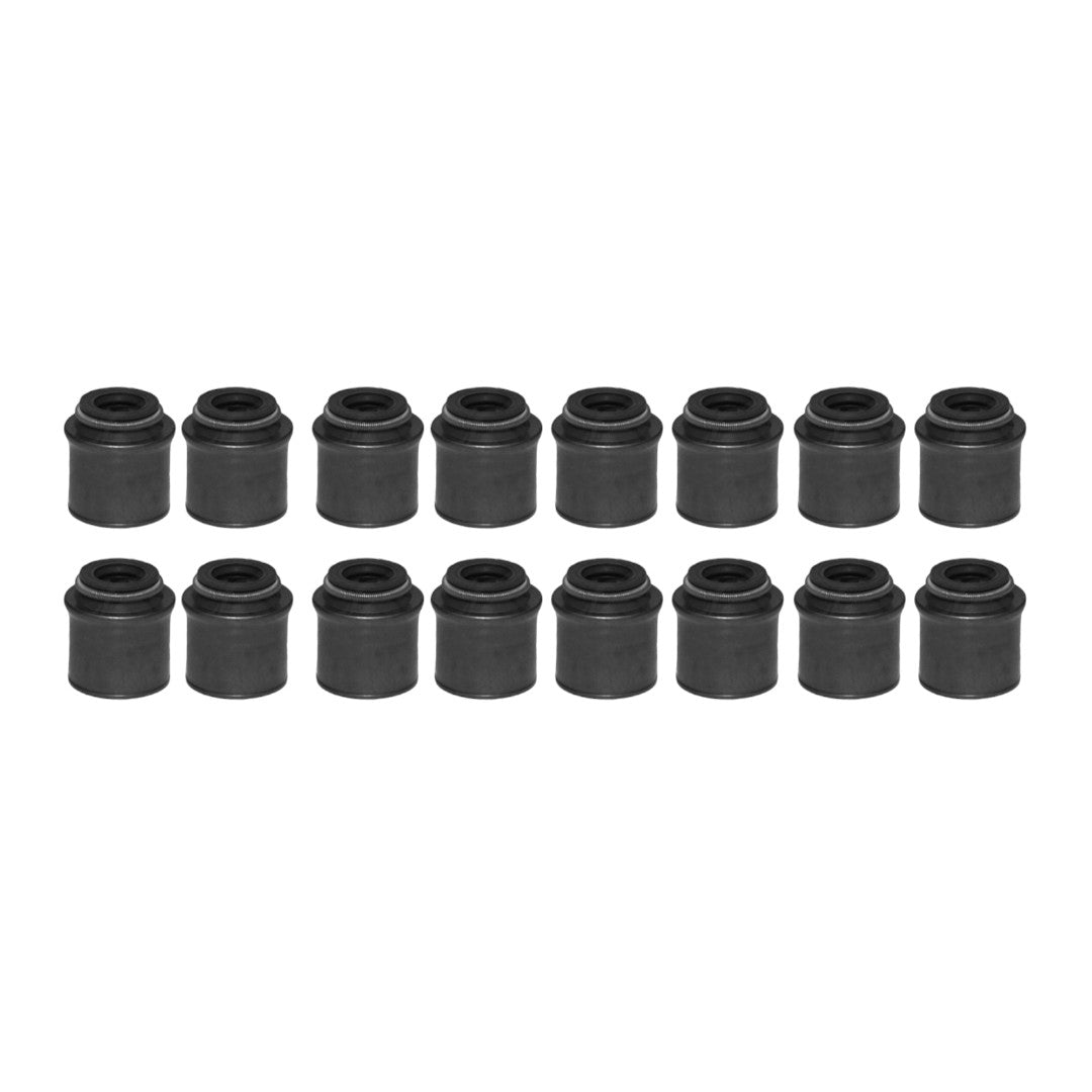 Diesel Performance Parts 4JJ1 Valve Stem Seals, close-up of black rubber seals for engine valve stems.