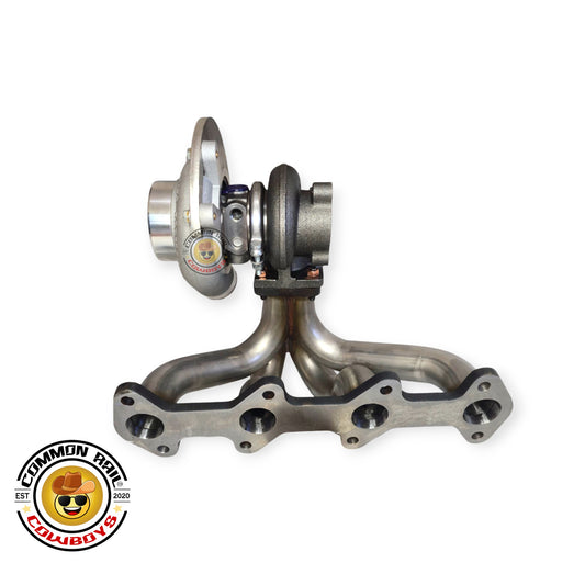 Flex Turbo Kit R31-R V2 Turbo for Mini F55 and N70 Hilux, high mount turbo components with detailed metal and hose connections.