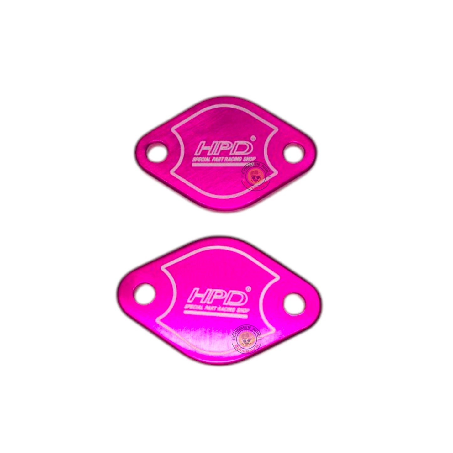 Pink 1KD EGR Delete Plates - HPD Special Parts