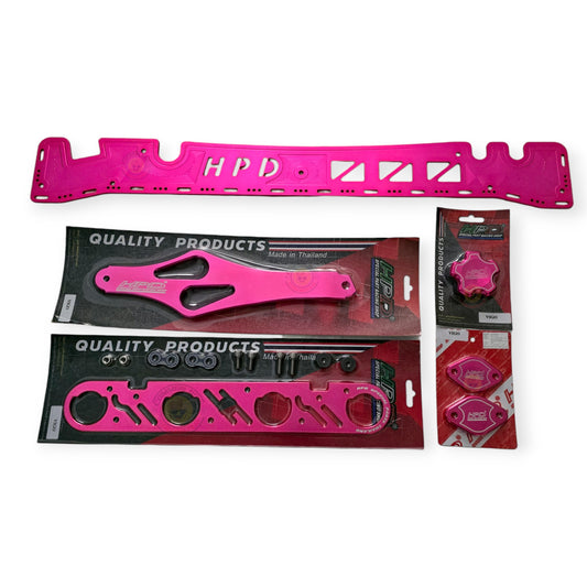 Hilux N70 HPD Bling Kit KD Bling Parts with shiny, decorative accessories installed on the vehicle for a custom look