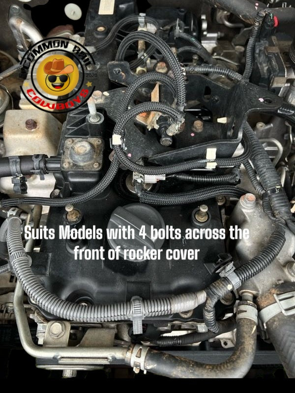 HPD 4JJ1 Euro 4 / 4JJ3 Rocker Cover Bolt Set - Ti Burnt Blue - Common Rail Cowboys