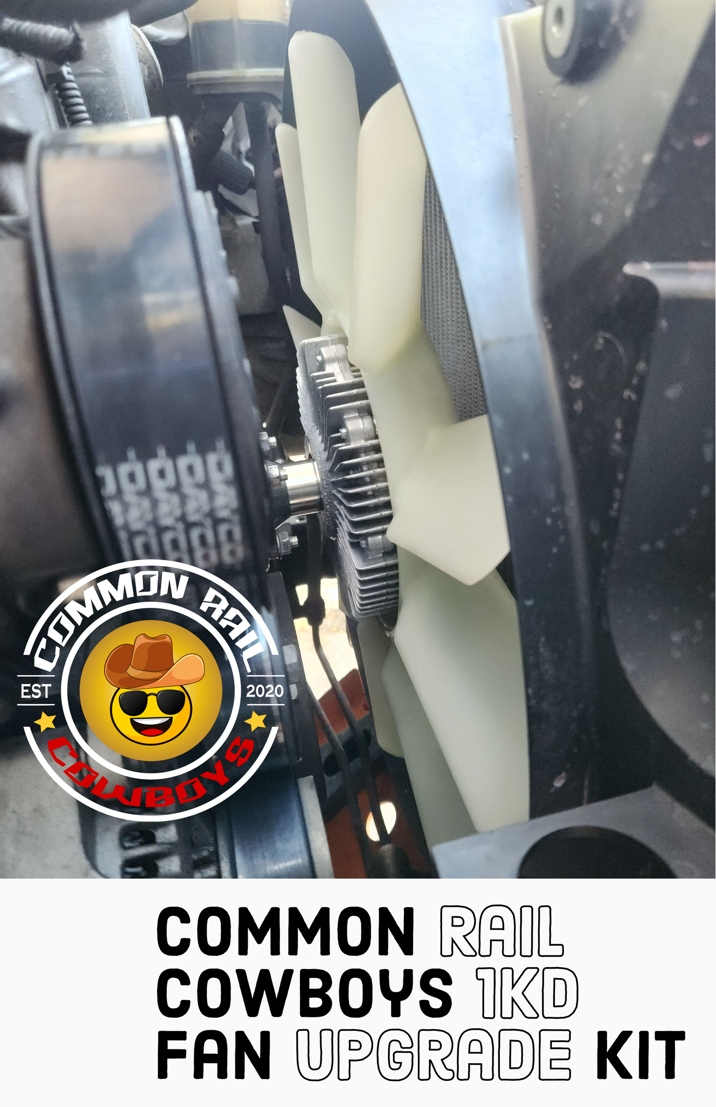 Hilux Fan Upgrade Kit - 1KD - Common Rail Cowboys