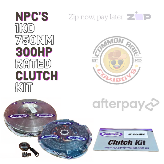 NPC N70 650Nm clutch upgrade kit for Toyota Hilux 2005-2015 with billet flywheel.