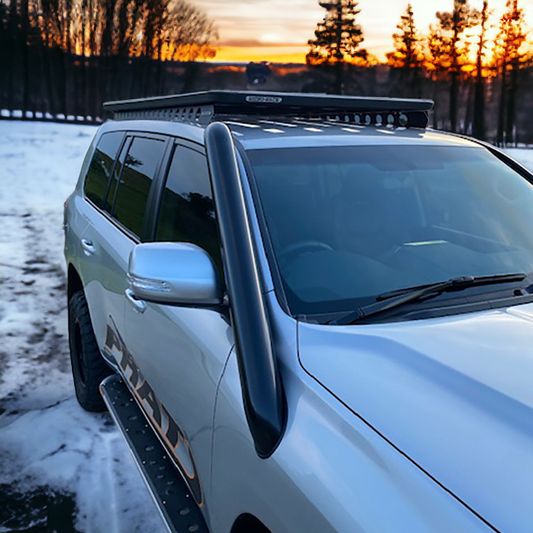 Toyota Landcruiser 200 Series Short Entry Stainless Snorkel- 4" - Phat Bars - Common Rail Cowboys