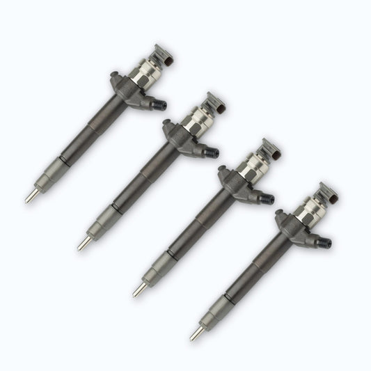Genuine Denso 295050-0560 injector set of 4 for Mitsubishi Pajero NW NX 3.2L 4M41 DPF diesel, OEM 1465A351