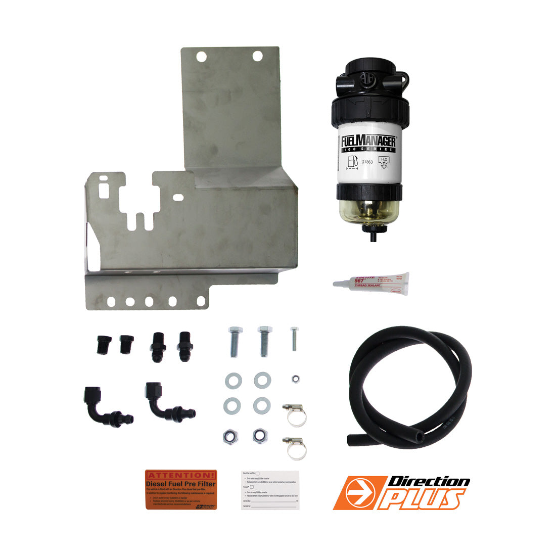 N80 Hilux / 1GD Fortuner Pre Filter and Catch Can Combo -  (FMPV628DPC) - Common Rail Cowboys