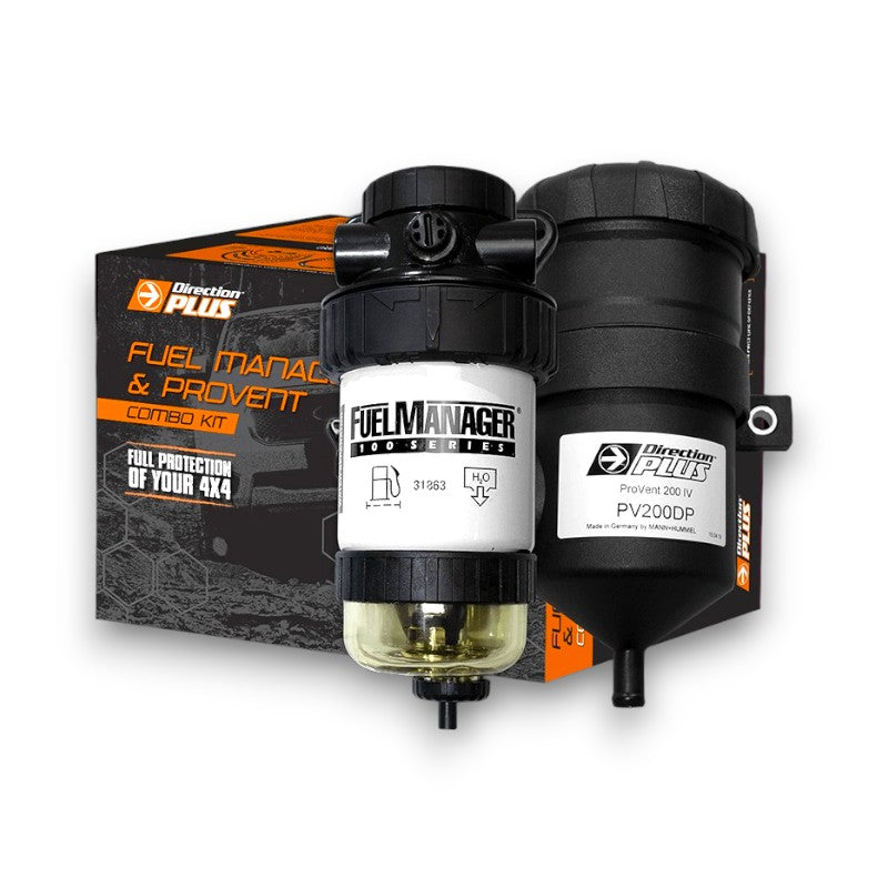 Fuel Manager Pre-Filter + Provent Ultimate Catch Can Dual Kit – FMPV664DPK