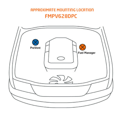 N80 Hilux / Fortuner 1GD FMPV628DPC combo pre-filter + catch can installed in engine bay.