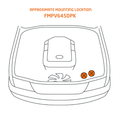 Fuel Manager and ProVent catch can kit installed on a vehicle, showing mounting location for D-MAX, MU-X, and BT-50 models by Direction Plus.