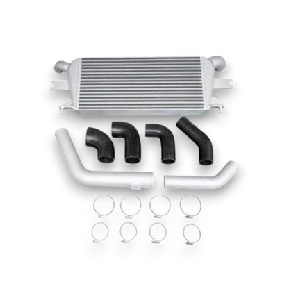 High Performance Diesel D-Max & MUX front mount intercooler for 3.0L 4JJ1-TCX engine, showing the new intercooler component.