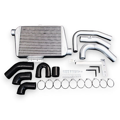 High Performance Diesel front mount intercooler for Colorado and D-Max 4JJ1 3.0L models, showing the sleek intercooler core design.