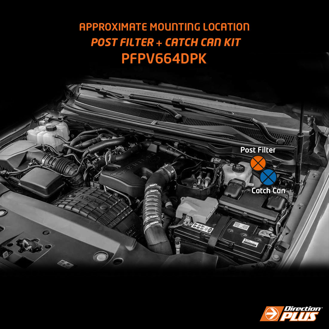 Ford Ranger / Everest Fuel Manager Post Filter and  ProVent Catch Can Kit - Common Rail Cowboys
