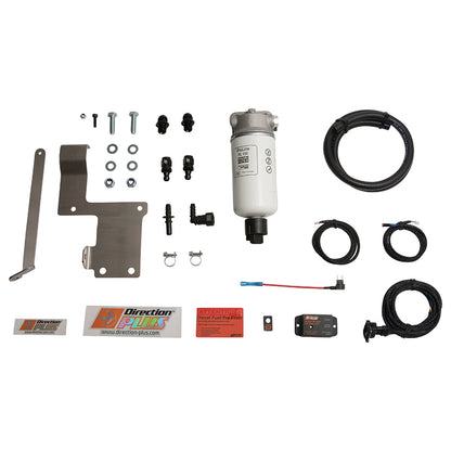 Nissan Navara NP300 D23 PreLine-Plus Pre-Filter Kit by Direction Plus, showing filter components in the kit.