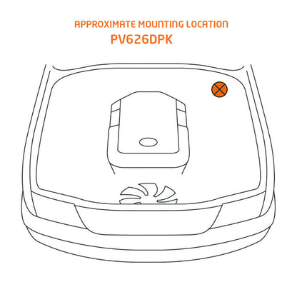 GU Patrol Provent Catch Can Kit by Direction Plus, mounted in engine bay for 2006-2018 models, showing installation location.