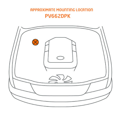 Direction Plus ProVent PV662DPK catch can installed in Hilux N80 1GD engine bay, showing fitment location.