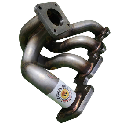 Stainless steel 4JJ1/4JJ3 exhaust manifold for F44/F55 BMW models, featuring durable construction and precise fit.
