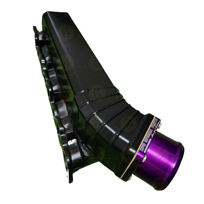 HPD Special Parts 1KD Lobster HPD Intake Manifold with custom powder coating, showcasing its sleek, durable finish.