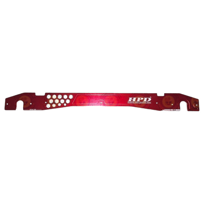 HPD Special Parts 1GD N80 Hilux GD Bling Radiator Cover, shiny metal with branding details, designed for Toyota Hilux N80 model
