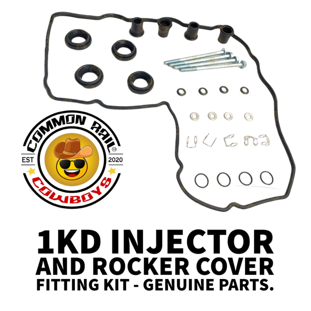 1KD Injector and Rocker Cover Fitting Kit - Genuine Parts. - Common Rail Cowboys