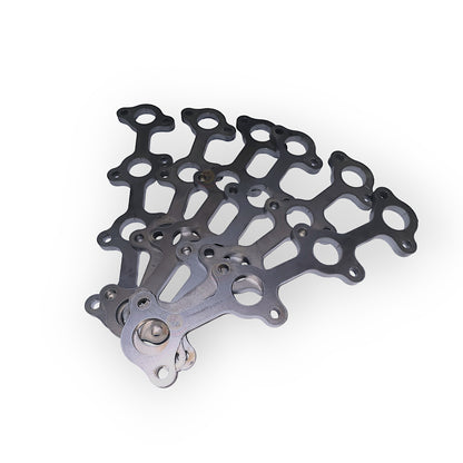 Common Rail Cowboys 1KD/2KD/1KZ exhaust manifold flange, durable steel exhaust flange for diesel engines.