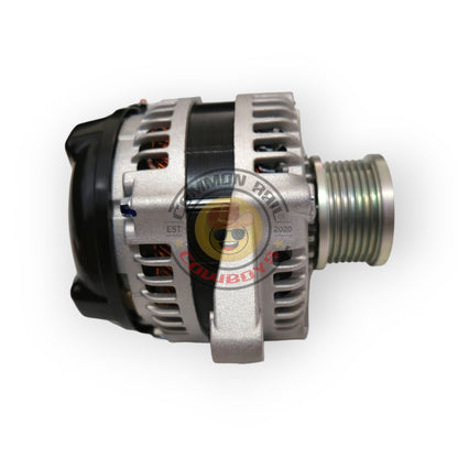 Jaylec 100A Hilux alternator with watermarked image showing the compact, durable automotive alternator designed for Toyota Hilux vehicles.