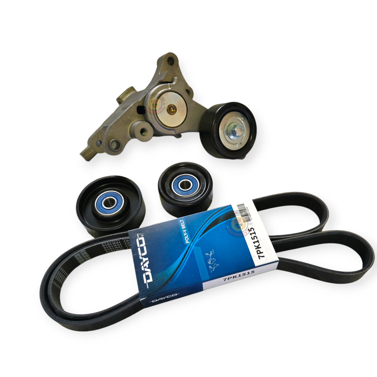 Drive Belt, Idler pulleys, and Tensioner Kit N70 Hilux Dayco Common Rail Cowboys