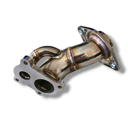 BRD Hilux N70 Mini Dump Pipe for F44/F55 Turbo, 2.5-inch dump pipe with watermarked branding, designed for turbo exhaust systems.