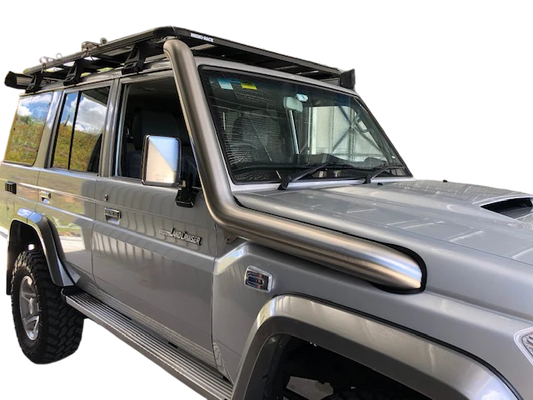 Toyota Landcruiser 76/78/79 Series 4" Stainless Snorkel (Pre-Facelift)  - Phat Bars - Common Rail Cowboys