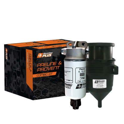 Direction Plus Hilux N70 KUN26 1KD-FTV Pre-Filter + Catch Can Combo Kit 2005-2010.