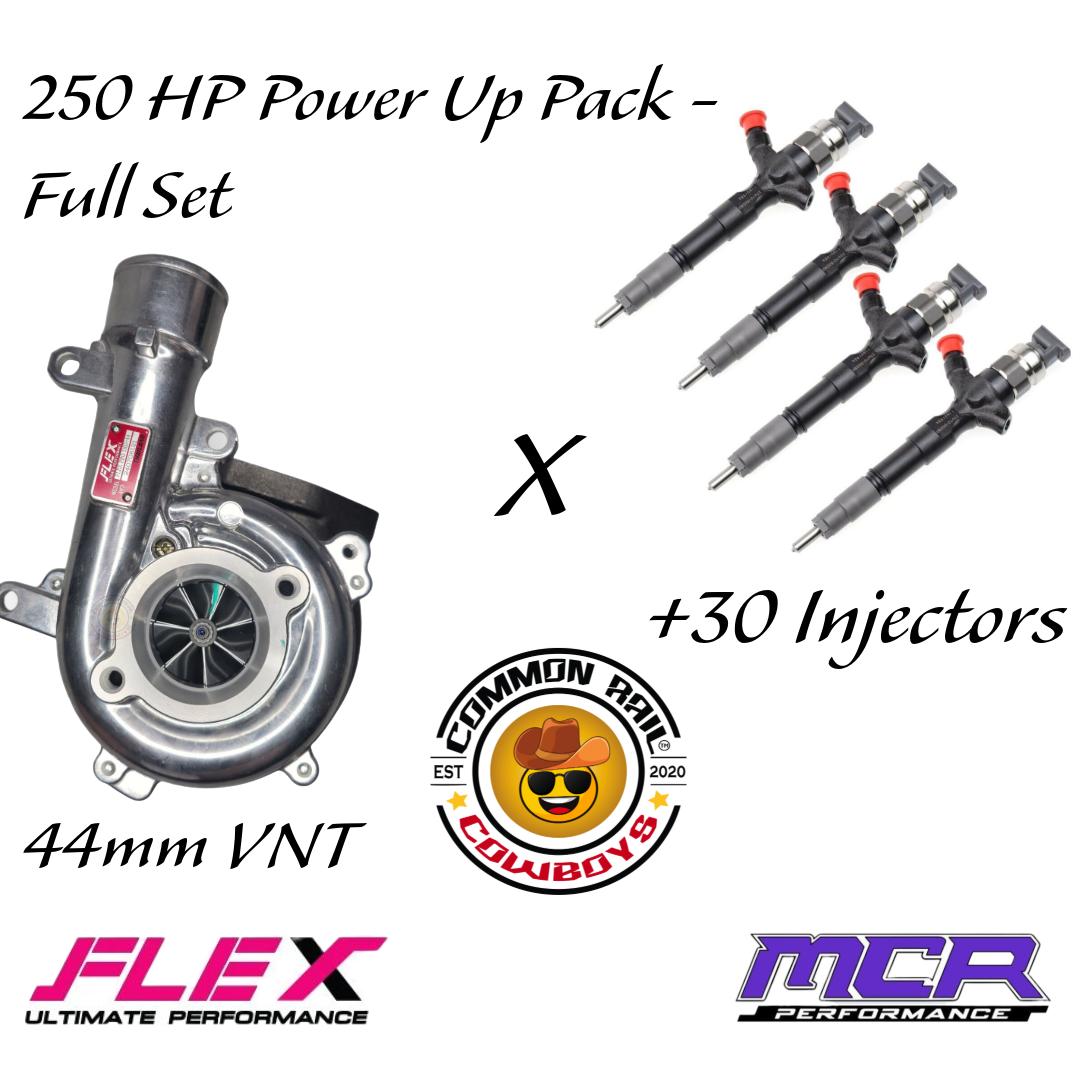 Flex x MCR x Denso 250HP - Power-Up Pack - Full Set. - Common Rail Cowboys