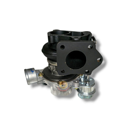 PKS 44mm Turbo for 1KD and 4JJ1 engines, showing the high-performance turbocharger with turbine and compressor wheels.