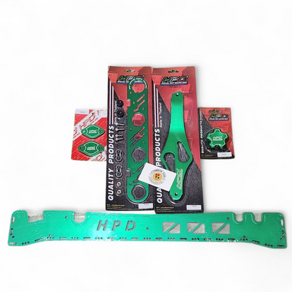 HPD Special Parts Hilux N70 HPD Bling Kit KD Bling Parts with shiny decorative accents on a vehicle's exterior.