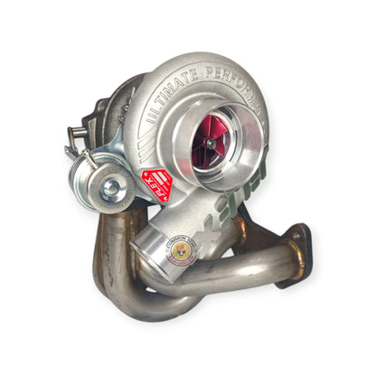 PPRC stainless manifold and dump pipe from Flex F66 high-mount kit