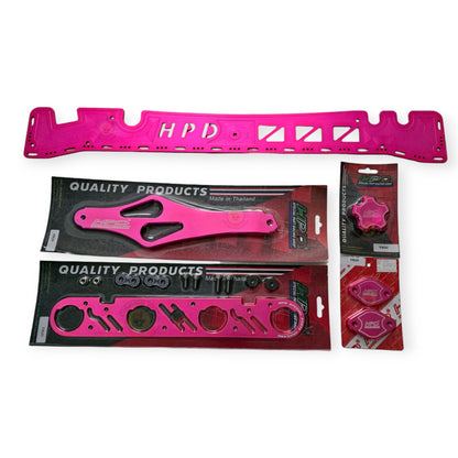 Hilux N70 HPD Bling Kit KD Bling Parts with shiny, decorative accessories installed on the vehicle for a custom look